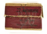 Winchester 1914 Issues 22 Win Auto Ammo Hollow Point Smokeless - 5 of 7