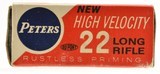 Peters “New" High Velocity 22 LR Ammo 1959 Issue - 2 of 5