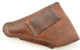 WWII German PPK Brown Leather Commercial Holster - 2 of 5