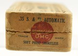 Scarce Pre-WWI 35 Smith & Wesson Ammo Remington UMC Full Box 50 Rds - 3 of 7