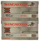 Winchester Super-X .357 Mag 158Gr JSP Ammo (X3575P) 100 Rnds - 1 of 3