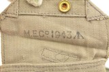 WW2 British Webley Canvas Holster "M. E. Co. 1943 " With Belt - 5 of 5