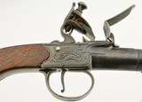 Pair of Flintlock Turn-Off Pistols by Hadley of London - 3 of 15