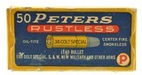 Scarce Partial Box Peters Rustless 38 Colt Special Ammo Kings Mills - 1 of 4