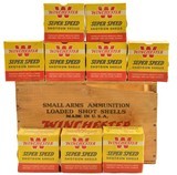 Vintage Winchester Super-Speed Paper 12ga. 2 3/4" 4 Buck Shells Crate - 1 of 9