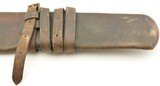 Antique Leather Rifle Scabbard Lyon Boston for Krag or Similar - 5 of 9