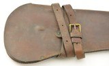 Antique Leather Rifle Scabbard Lyon Boston for Krag or Similar - 6 of 9