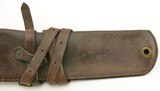 Antique Leather Rifle Scabbard Lyon Boston for Krag or Similar - 8 of 9