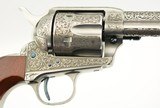 Beautiful Taylors & Co. Engraved 45 Colt 1873 Cattleman Uberti 4 3/4 - 3 of 13