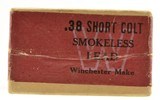 Full & Sealed! Winchester 38 Short Colt Smokeless Ammo - 5 of 6
