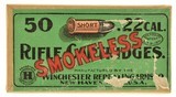 Early Sealed! Winchester Green & Red Smokeless Issue 22 Short Ammo - 1 of 6