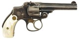 S;W .32 Safety Hammerless Revolver Mother of Pearl Grips - 1 of 13