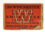Winchester 38 WCF Ammo Full Box Model 73 & 92 Call Out 180 Gr SP - 2 of 6