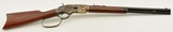 Engraved Uberti 1873 Deluxe Short Rifle 45 Colt John Wayne Large Loop - 2 of 15