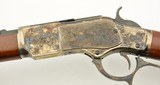Engraved Uberti 1873 Deluxe Short Rifle 45 Colt John Wayne Large Loop - 8 of 15