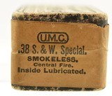 Full Sealed! Box UMC 38 S&W Special Smokeless 158 Grain Ammo - 5 of 6