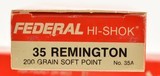 Federal Hi-Shok 35 Remington Ammo 200 Grain Soft Point - 2 of 3