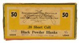 Paramount Studios Movie Ammo Stembridge Gun Rental 38 Short Colt Blank - 1 of 4