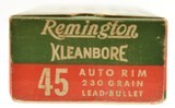 Full Box Remington Kleanbore 45 Auto Rim Ammo 230 GR Lead - 2 of 4