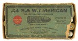 Scarce Full Box Remington UMC 44 S&W American BP Ammo 50 Rounds - 1 of 6
