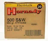 Hornady Custom 500 S&W 350gr. XTP/MAG 20 Rnds - 2 of 3