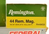 44 Remington Magnum Ammo Rem/Fed Lot 100 ends - 2 of 3
