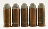 Lot of Five US Government .45 S&W Cartridges - 1 of 2