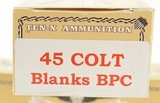 45 Colt Cowboy Blank BPC Ammo Ten-X SASS Ammunition 100 Rounds - 2 of 3