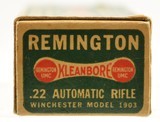 Vintage box of Remington 22 Automatic Rifle Rim Fire 1903 (50) - 5 of 7