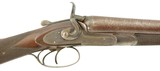 Antique W. & C. Scott Double Hammer Shotgun 1871 Featherweight - 1 of 15