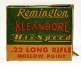Remington 1939 Kleanbore Hi-Speed Issue 22 LR Hollow Pt. Ammo - 3 of 7