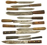 Lot of Antique Kitchen/Butcher Knives - 1 of 7