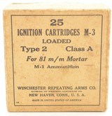 Winchester 81 mm Mortar Ammunition empty box
