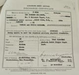 Handmade Swagger Stick and Medals Belonging to Pvt. Leo D. Melanson RC - 12 of 15