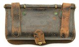 US Model 1872 Hanger No. 2 Leather Cartridge Box 45-70 "R.I.M." - 2 of 8