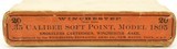 Seldom-Seen Circa 1903 Box 35 Winchester Ammo 250 Gr Patched Soft Poin - 2 of 7