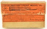 Seldom-Seen Circa 1903 Box 35 Winchester Ammo 250 Gr Patched Soft Poin - 1 of 7