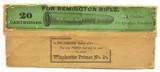 Scarce Winchester 44-60 Ammunition Full Box 1880's - 1 of 8
