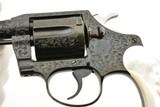 Beautiful Colt .32 Detective Special Revolver Engraved by R.W. Ingle - 7 of 15