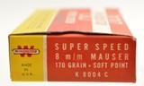 Fantastic Rare Full Crate! Winchester Super Speed 8mm Mauser Ammo K Co - 8 of 13