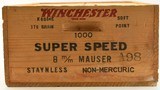 Fantastic Rare Full Crate! Winchester Super Speed 8mm Mauser Ammo K Co - 5 of 13