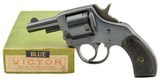 Excellent H&R Victor DA Blued Revolver w/ Box - 1 of 15