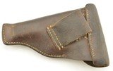 Scarce WWI Bruno Thomass Dresden Germany 1917 Leather Auto Holster - 2 of 5