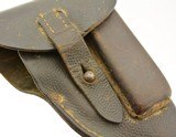 Scarce WWI Bruno Thomass Dresden Germany 1917 Leather Auto Holster - 3 of 5
