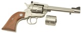 Stainless Ruger New Model Single-Six Convertible 22LR/22Mag 1988 - 1 of 13