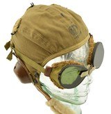 Excellent WWII A-9 Flight Helmet and Goggles - 1 of 11