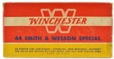 Excellent Winchester "1954" Style Box 44 S&W Special Ammo Full Box - 5 of 6