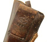 Vintage H.H Heiser Brown RH Holster #737 - 4 of 4