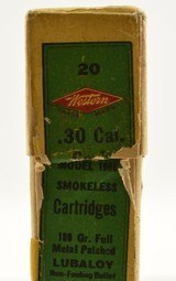 Scarce "Red Diamond" Western Ammo 30 Gov't 1906 Lubaloy Boat-Tail - 6 of 8
