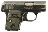 Colt Model 1908 Hammerless Automatic Vest Pocket 25 Auto 1920 C&R - 1 of 8